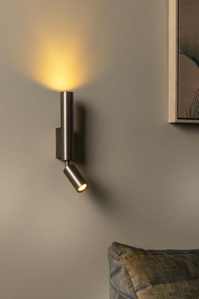 Lucide OTIMO - Wall spotlight / Wall light - 2xGU10 - Coffee